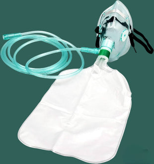 Adult partial non-rebreathing oxygen mask