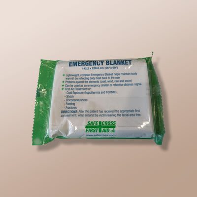 Safe Cross First Aid Emergency Blanket 56x90 inches