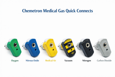 Chemetron o2 quick connect coupler
