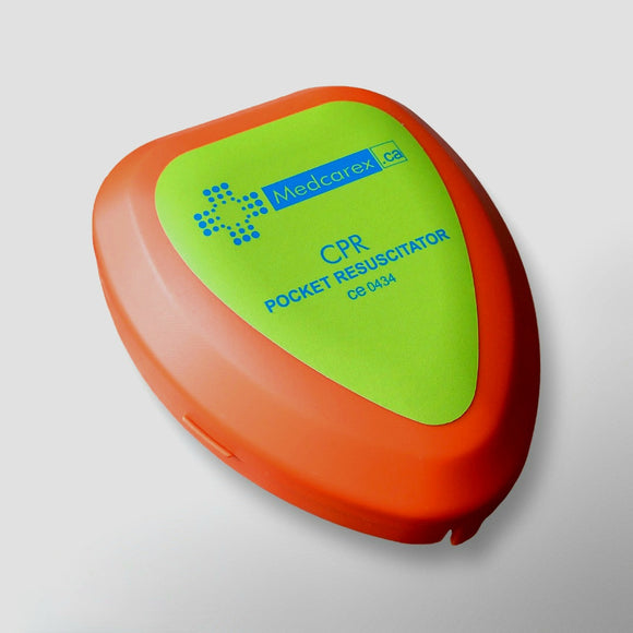 CPR Pocket Rescue Mask Resuscitator with case
