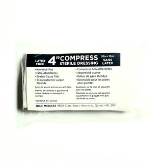 4inch compress non-adherent, pressure dressing sterile