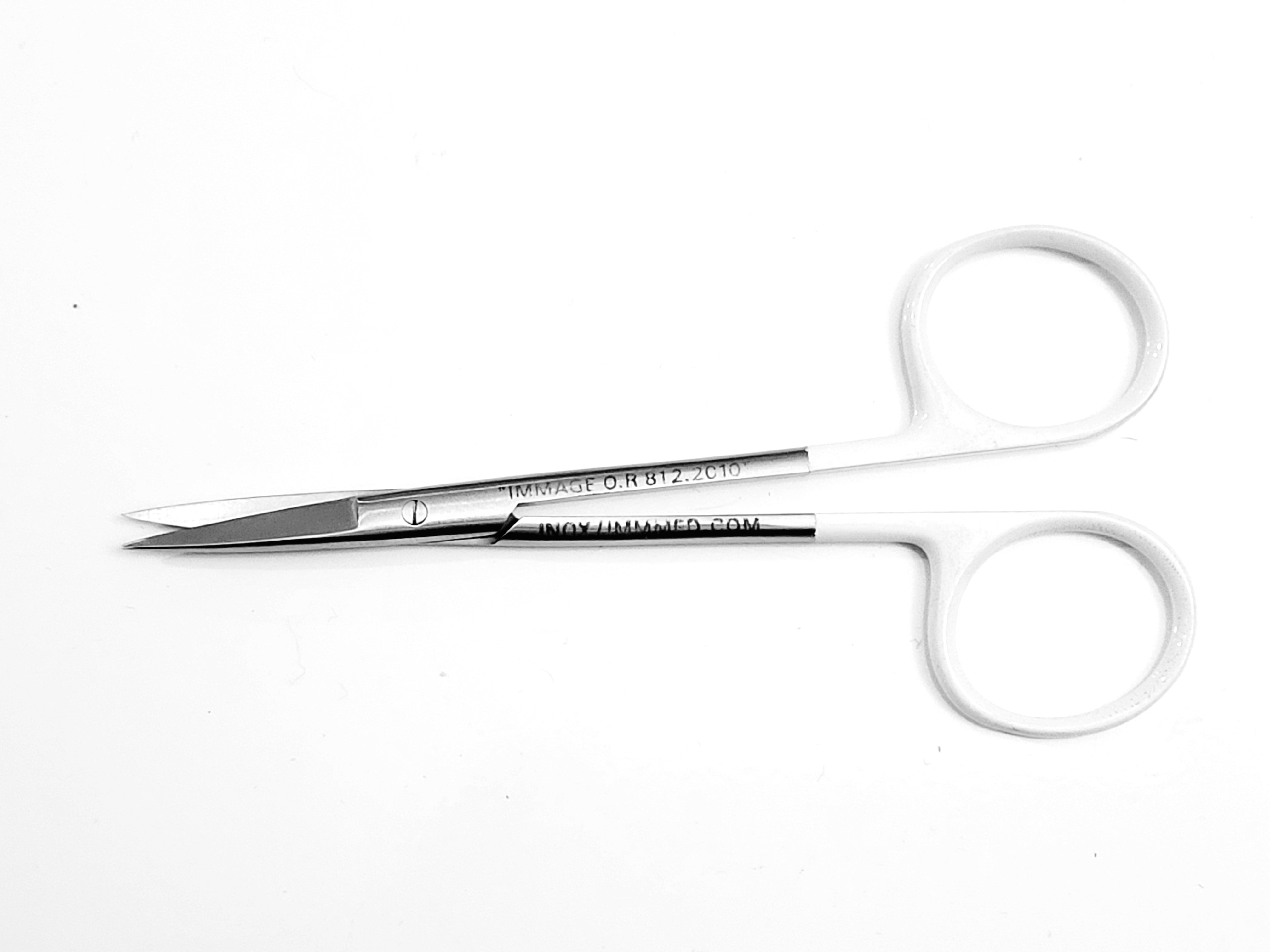 Iris scissor STR 4.5in satin finish coated handle