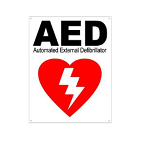AED Flat Wall Sign