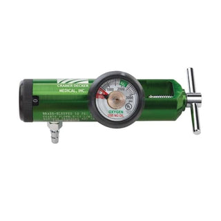 Oxygen regulator 0-15 lpm by Cramer Decker for post valve (1/2 lpm min flow)