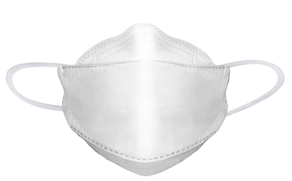 Dent-X earloop face mask respirator with 3D fit 5-layer FN-N95-510 size (7.95x3.26in) now with security wrap 10/box - made in Canada