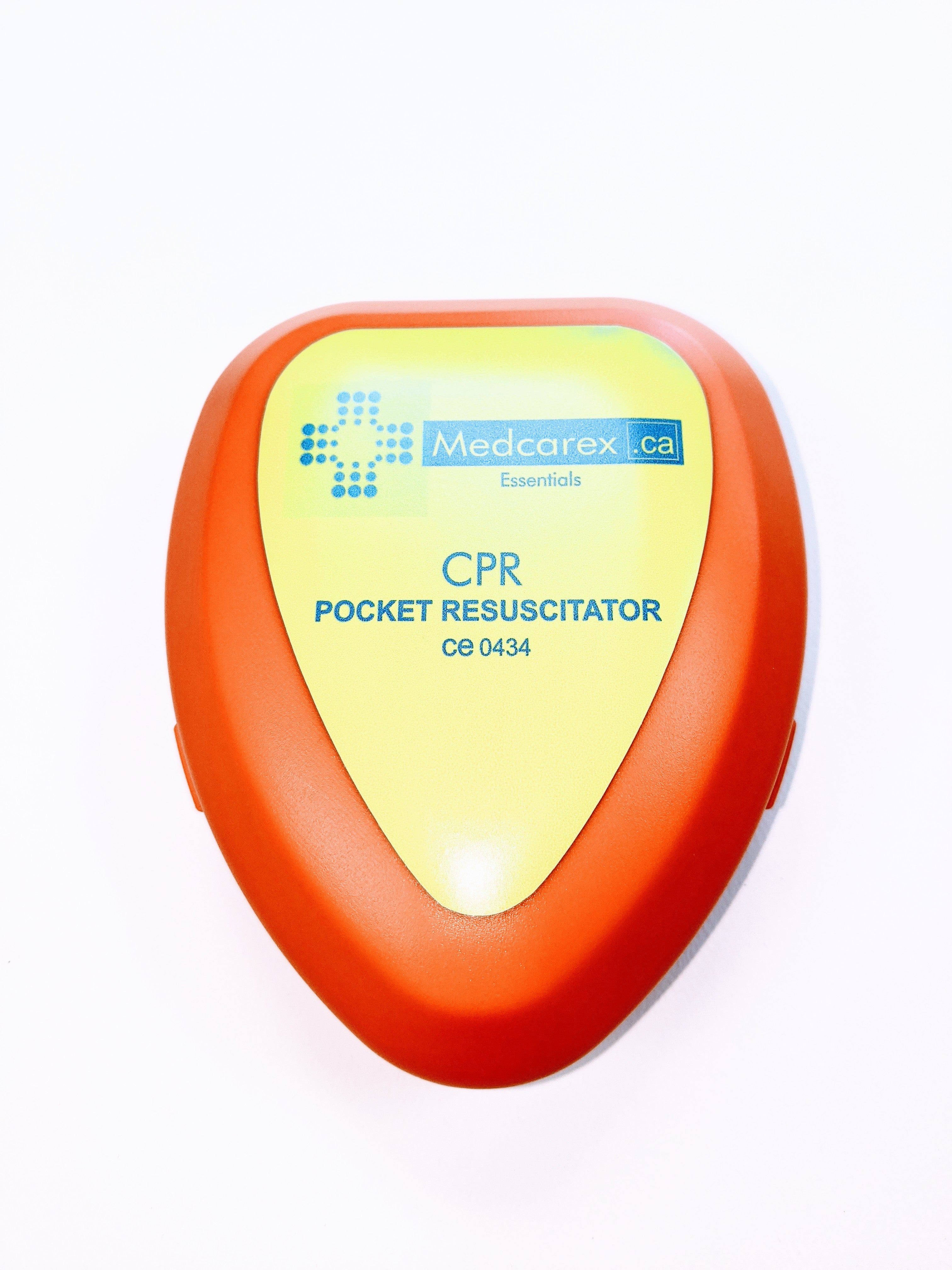 CPR Pocket Rescue Mask Resuscitator with case - 0
