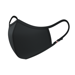 Buy black 3S Nano Mask Black, Blue, or Grey sizes XS-L non-medical washable filtered cotton face mask designed in Canada