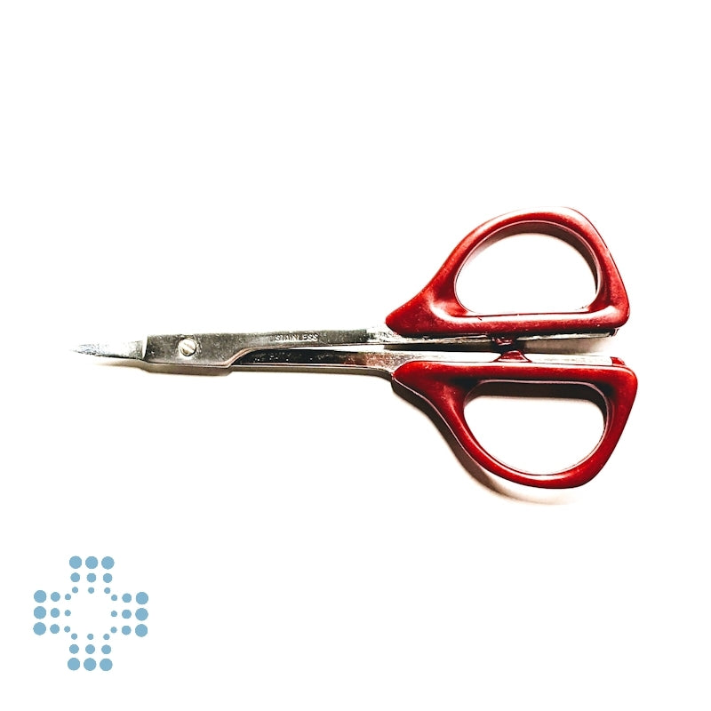 Micro point scissor 3.5inch red handle