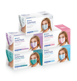 The Premier Elite Safemask by medicom reduces irritation and provides superior fit and design. Available from Medcarex. 