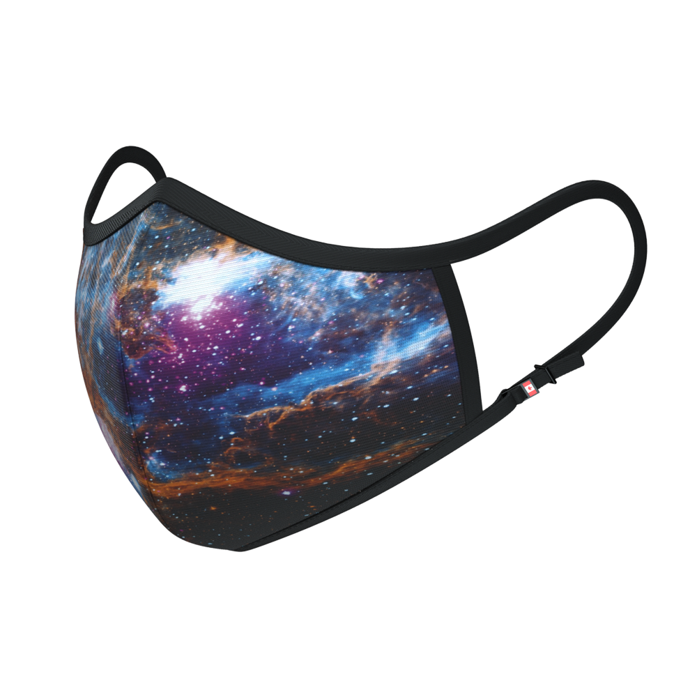 3S Nano Mask Galaxy Cluster edition sizes xs-xl -  washable cotton face mask designed in Canada