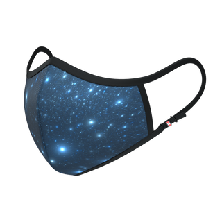 3S Nano Mask Galaxy STAR edition sizes xs-xl -  washable filtered cotton face mask designed in Canada